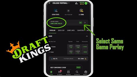 How to place a SAME GAME PARLAY (SGP) bet on Draft Kings .